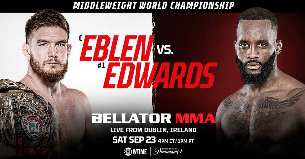 Johnny Eblen vs Fabian Edwards full fight video Bellator 299 poster