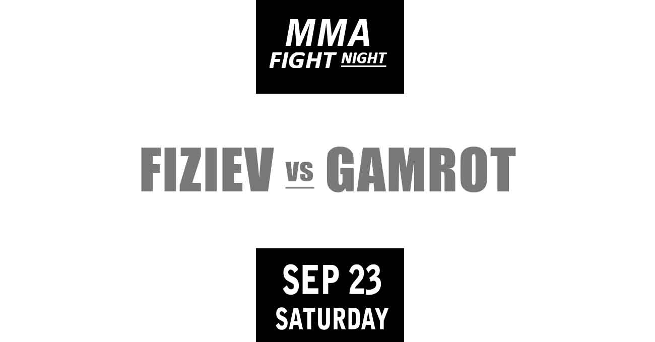 Rafael Fiziev vs Mateusz Gamrot full fight video UFC Vegas 79 poster by ATBF