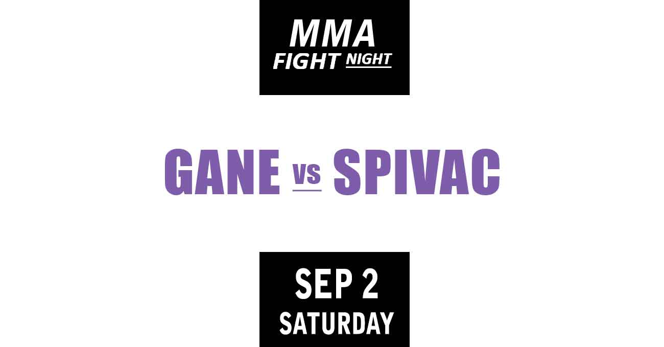 Ciryl Gane vs Spivac full fight video UFC Fight Night 226 highlights