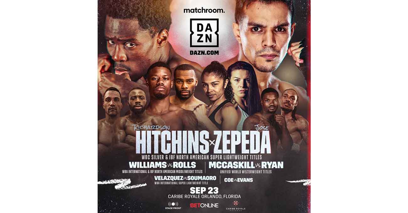 Richardson Hitchins vs Jose Zepeda full fight video poster 2023-09-23