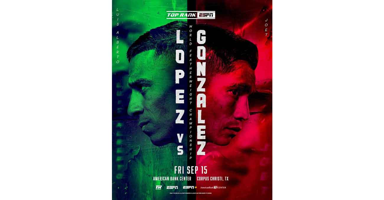 Poster of Lopez vs Gonzalez 2023-09-15