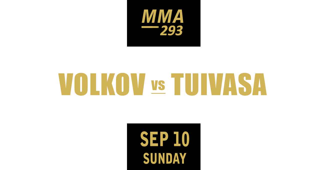 Alexander Volkov vs Tai Tuivasa full fight video UFC 293 poster by ATBF