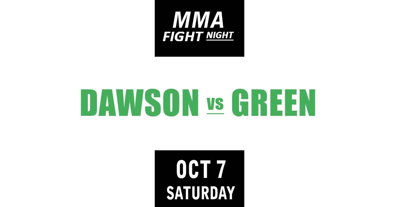 Grant Dawson vs Bobby Green full fight video UFC Vegas 80 poster by ATBF