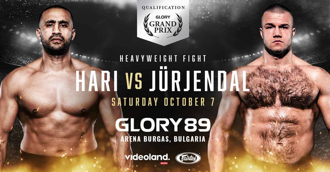 Badr Hari vs Uku Jurjendal full fight video Glory 89 poster
