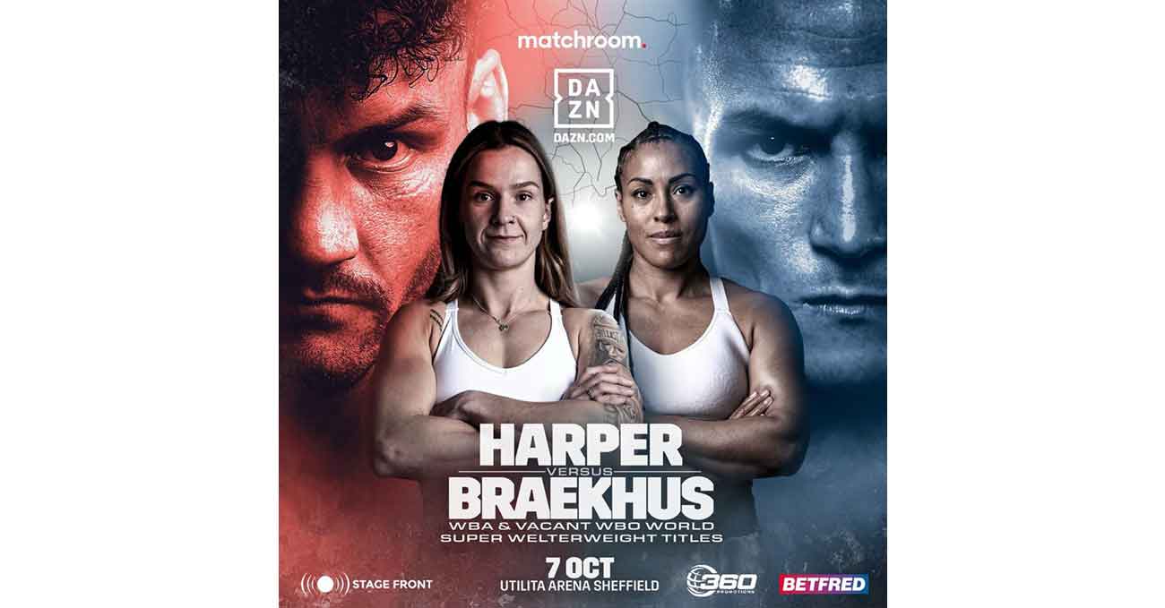 Terri Harper vs Cecilia Braekhus full fight video poster 2023-10-07