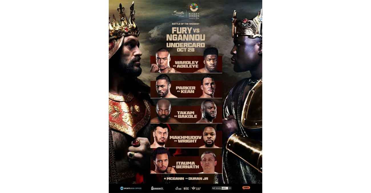 Poster of Fury vs Ngannou 2023-10-28