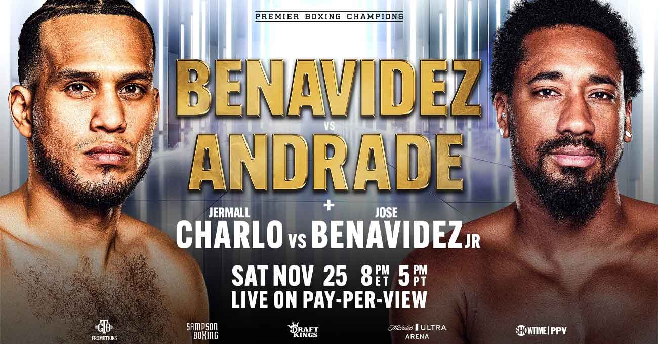 David Benavidez vs Demetrius Andrade full fight video poster 2023-11-25