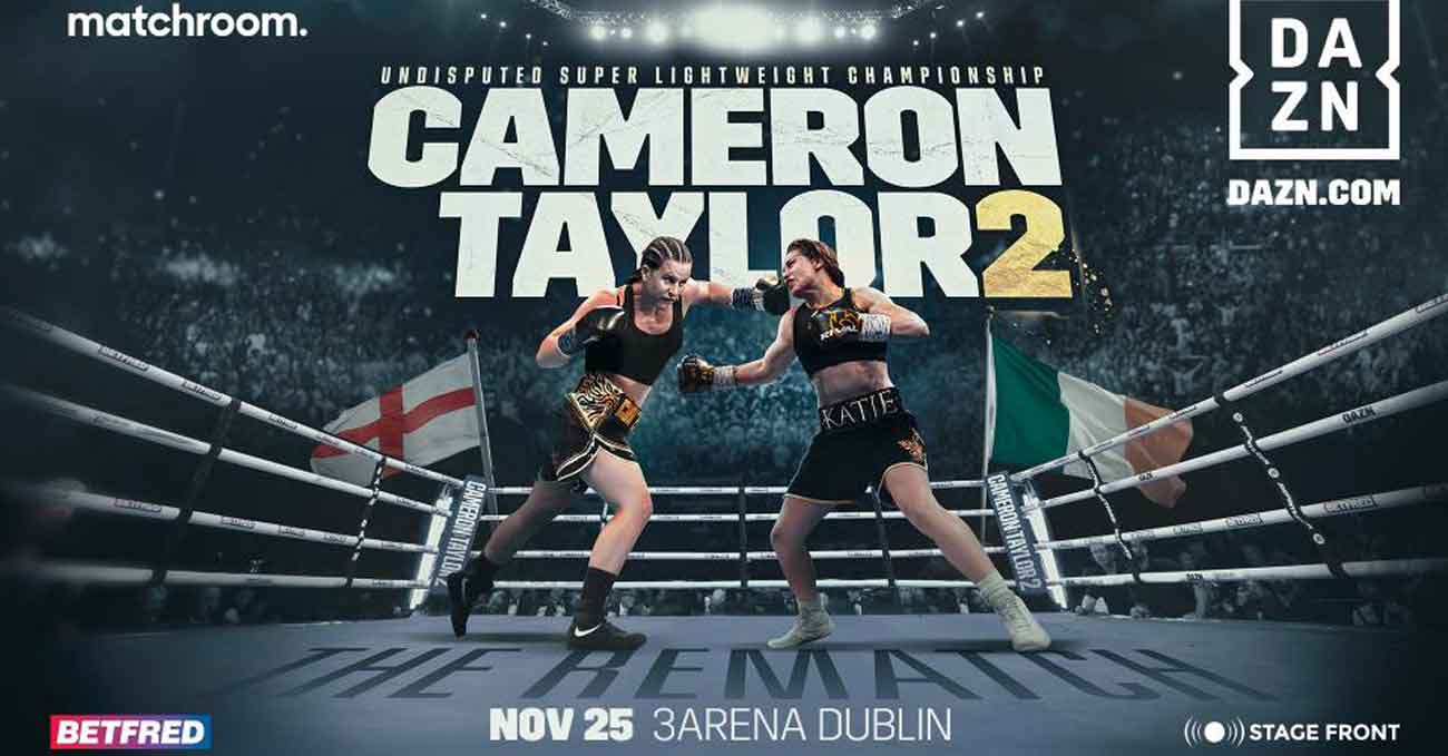 Chantelle Cameron vs Katie Taylor 2 full fight video poster 2023-11-25