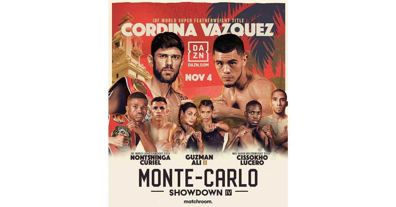 Joe Cordina vs Edward Vazquez full fight video poster 2023-11-04