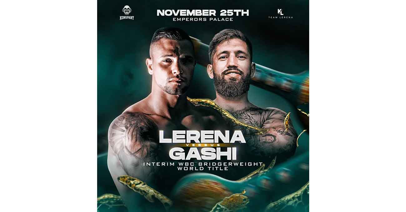 Kevin Lerena vs Senad Gashi full fight video poster 2023-11-25