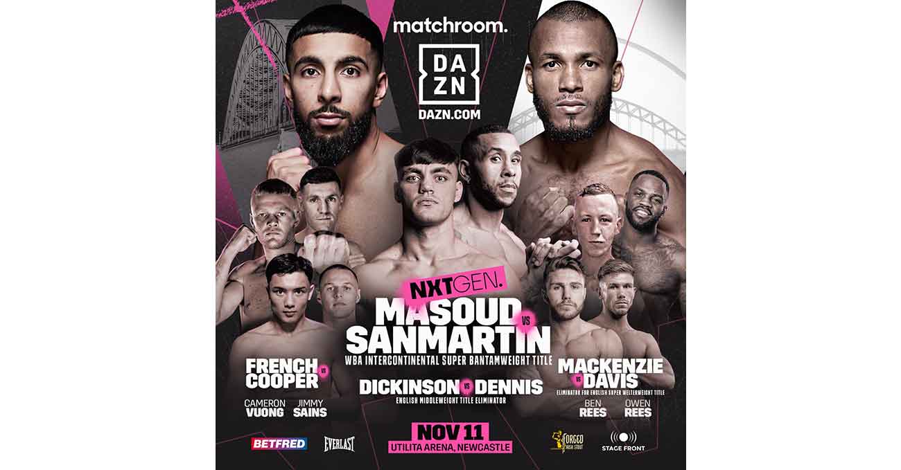 Shabaz Masoud vs Jose Sanmartin full fight video poster 2023-11-11