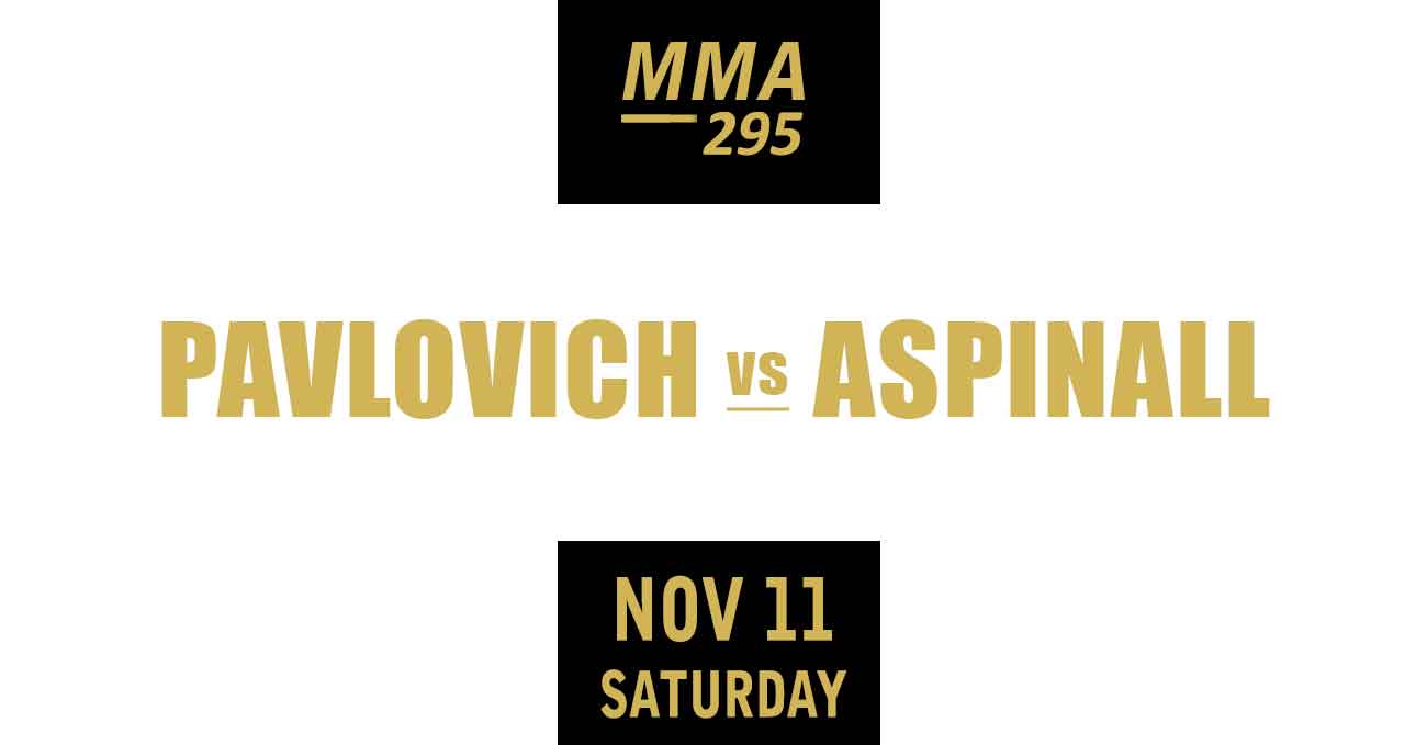 Sergei Pavlovich vs Tom Aspinall full fight video UFC 295 poster by ATBF