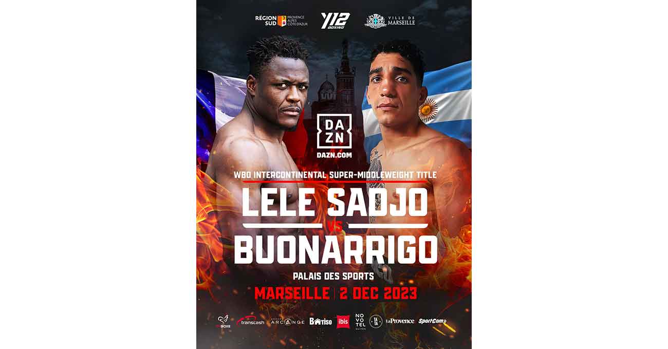 Kevin Lele Sadjo vs Abraham Gabriel Buonarrigo full fight video poster 2023-12-02