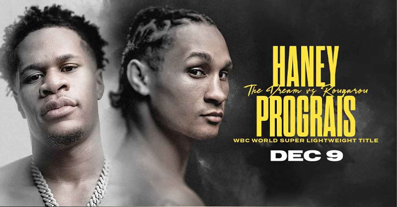 Devin Haney vs Regis Prograis full fight video poster 2023-12-09