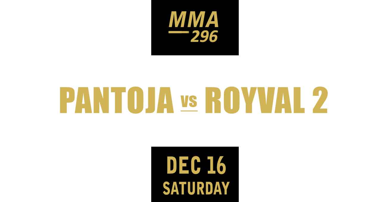 Alexandre Pantoja vs Brandon Royval 2 full fight video UFC 296 poster by ATBF
