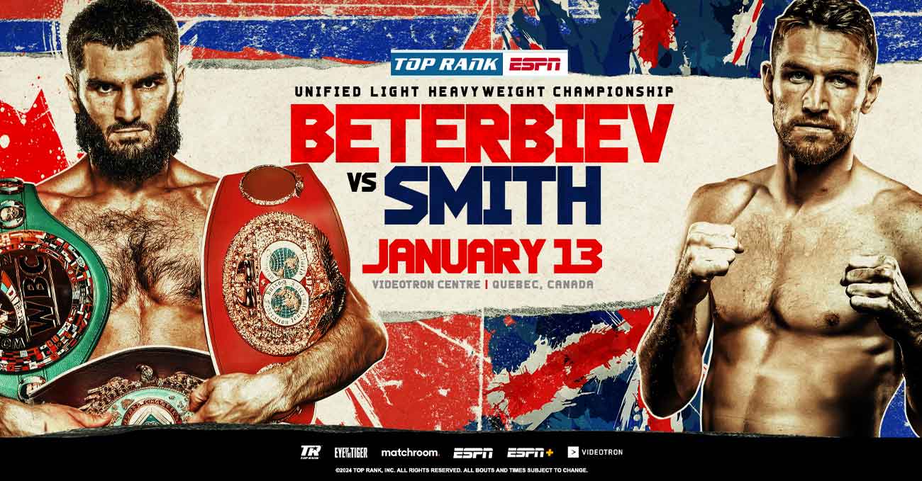 Artur Beterbiev vs Callum Smith full fight video poster 2024-01-13