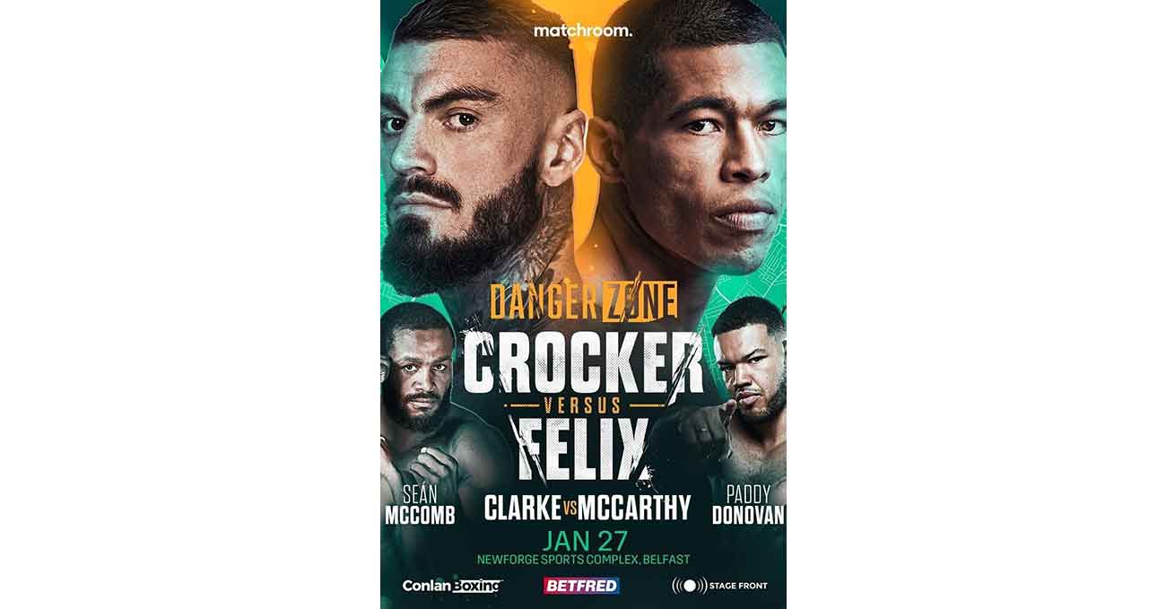Lewis Crocker vs Jose Felix full fight video poster 2024-01-27