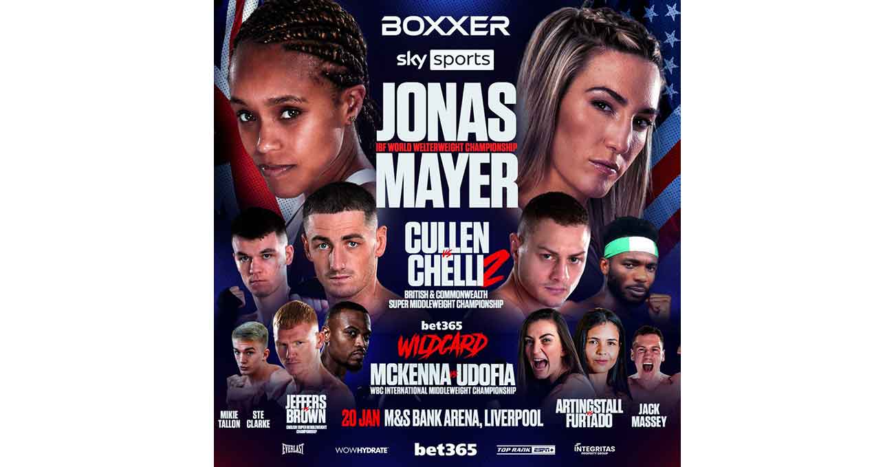 Natasha Jonas vs Mikaela Mayer full fight video poster 2024-01-20