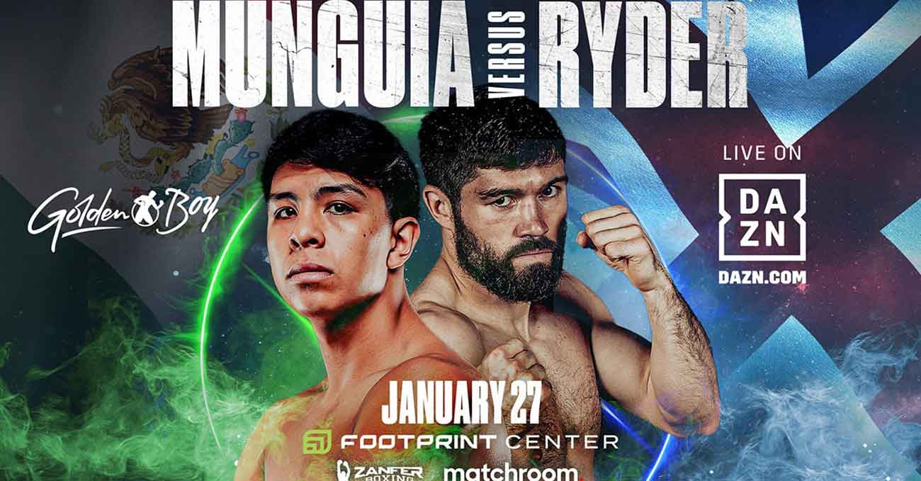 Jaime Munguia vs John Ryder full fight video poster 2024-01-27