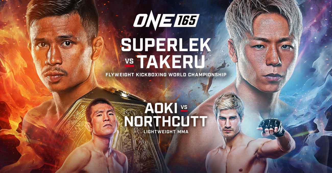 Superlek Kiatmuu9 vs Takeru Segawa full fight video ONE 165 poster