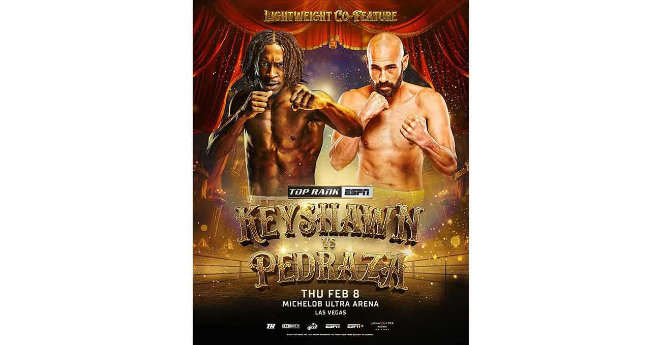 Keyshawn Davis vs Jose Pedraza full fight video poster 2024-02-08