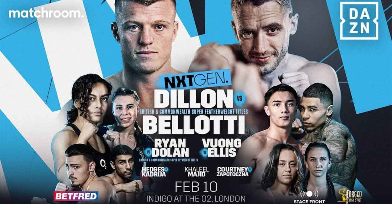Liam Dillon vs Reece Bellotti full fight video poster 2024-02-10