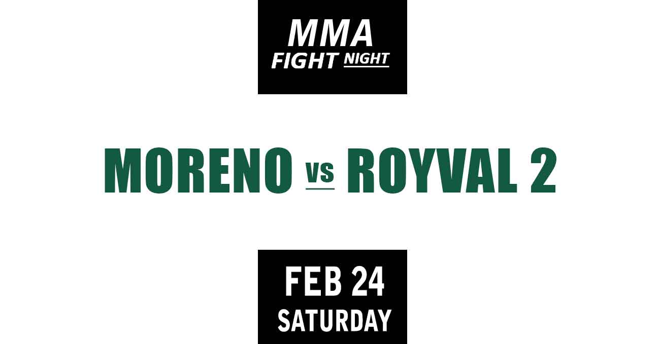 Brandon Moreno vs Brandon Royval 2 full fight video UFC Mexico poster by ATBF