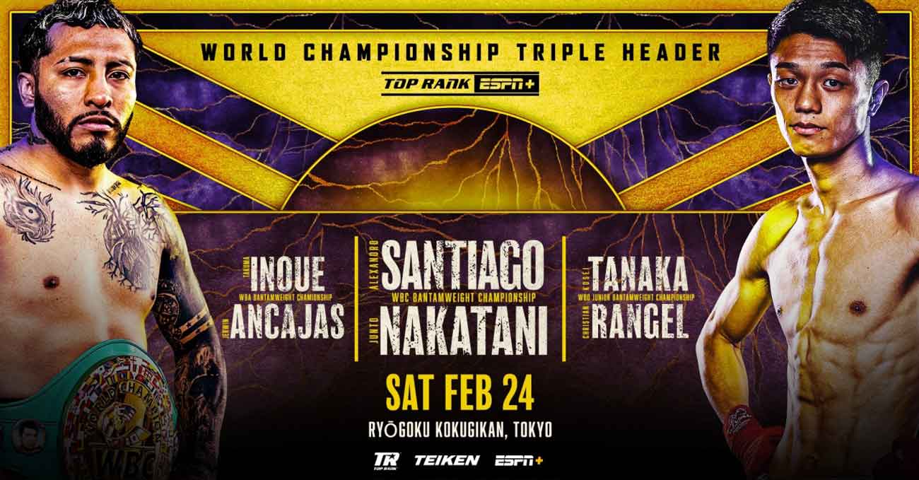 Junto Nakatani vs Alejandro Santiago Barrios full fight video poster 2024-02-24