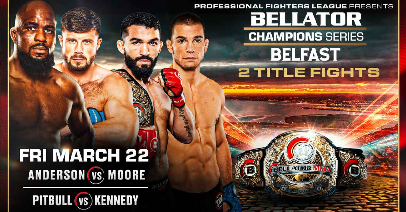 Corey Anderson vs Karl Moore full fight video Bellator 302 poster
