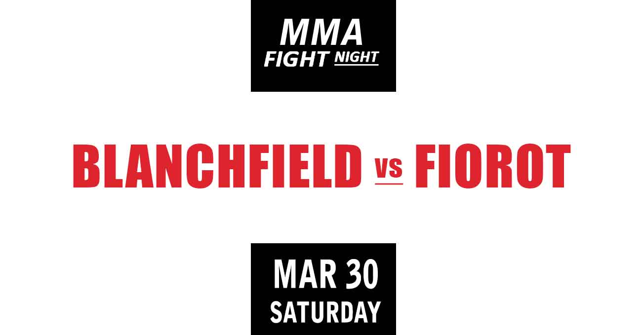 Erin Blanchfield vs Manon Fiorot full fight video UFC on ESPN 54 poster by ATBF