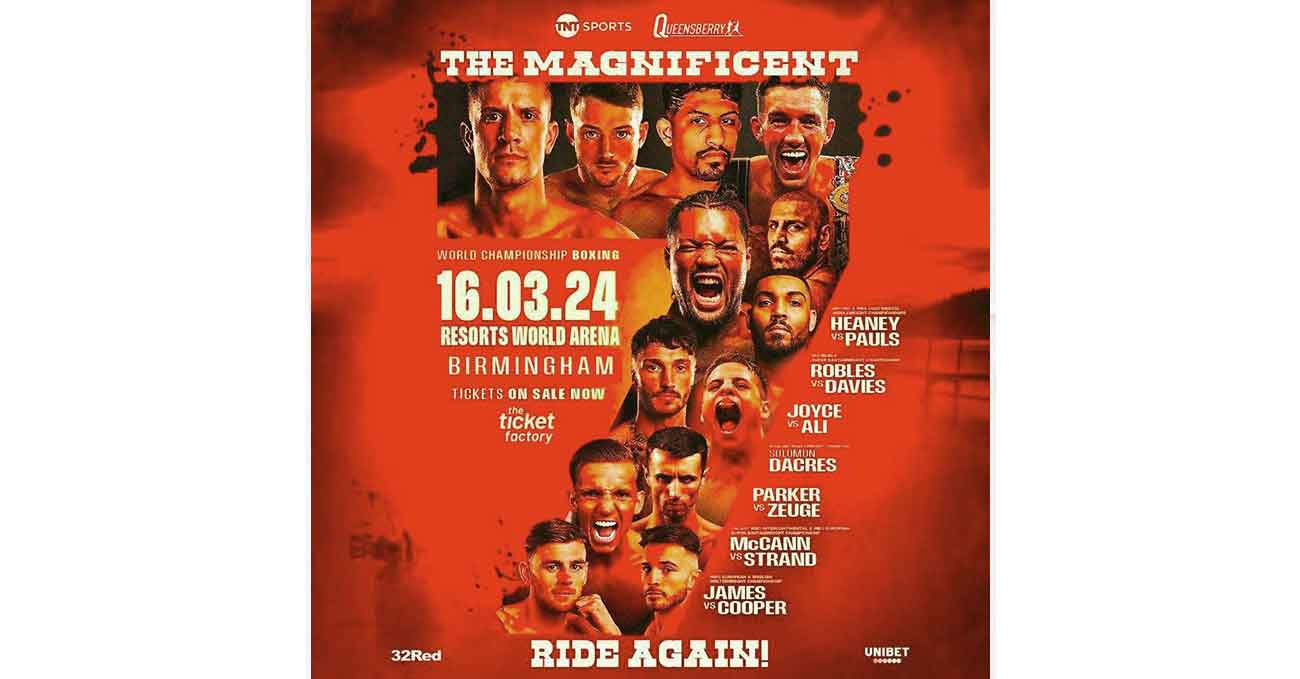 Nathan Heaney vs Brad Pauls full fight video poster 2024-03-16