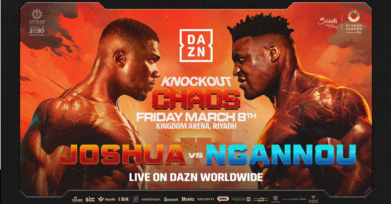 Anthony Joshua vs Francis Ngannou full fight video poster 2024-03-08