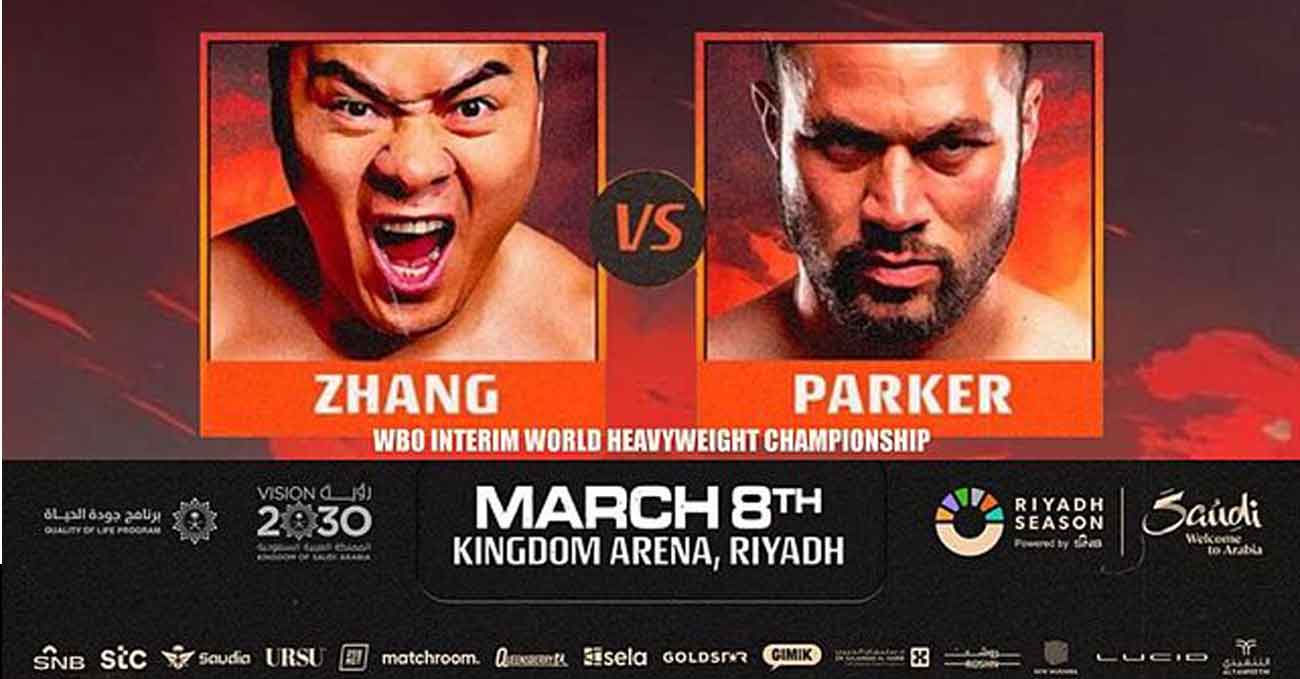 Joseph Parker vs Zhilei Zhang full fight video poster 2024-03-08