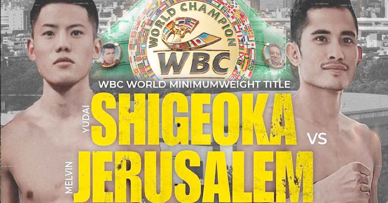 Yudai Shigeoka vs Melvin Jerusalem full fight video poster 2024-03-31