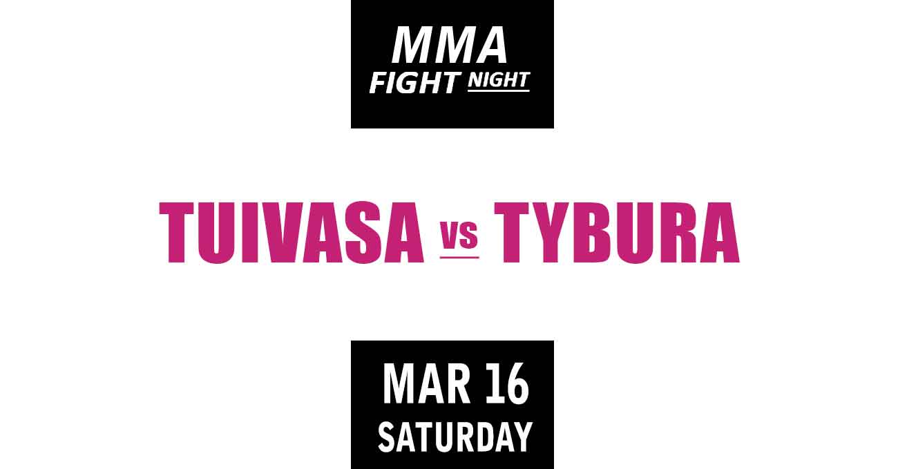 Tai Tuivasa vs Marcin Tybura full fight video UFC Vegas 88 poster by ATBF