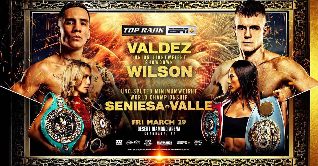 Oscar Valdez vs Liam Wilson full fight video poster 2024-03-29