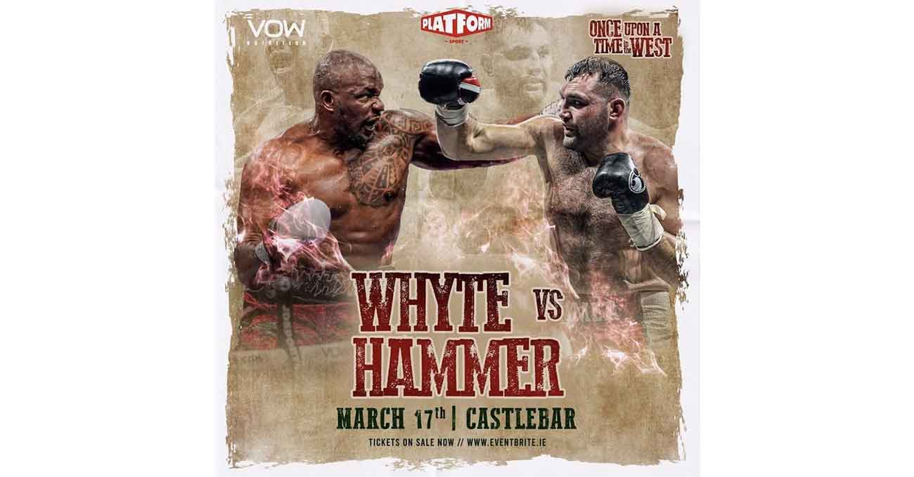Dillian Whyte vs Christian Hammer full fight video poster 2024-03-17