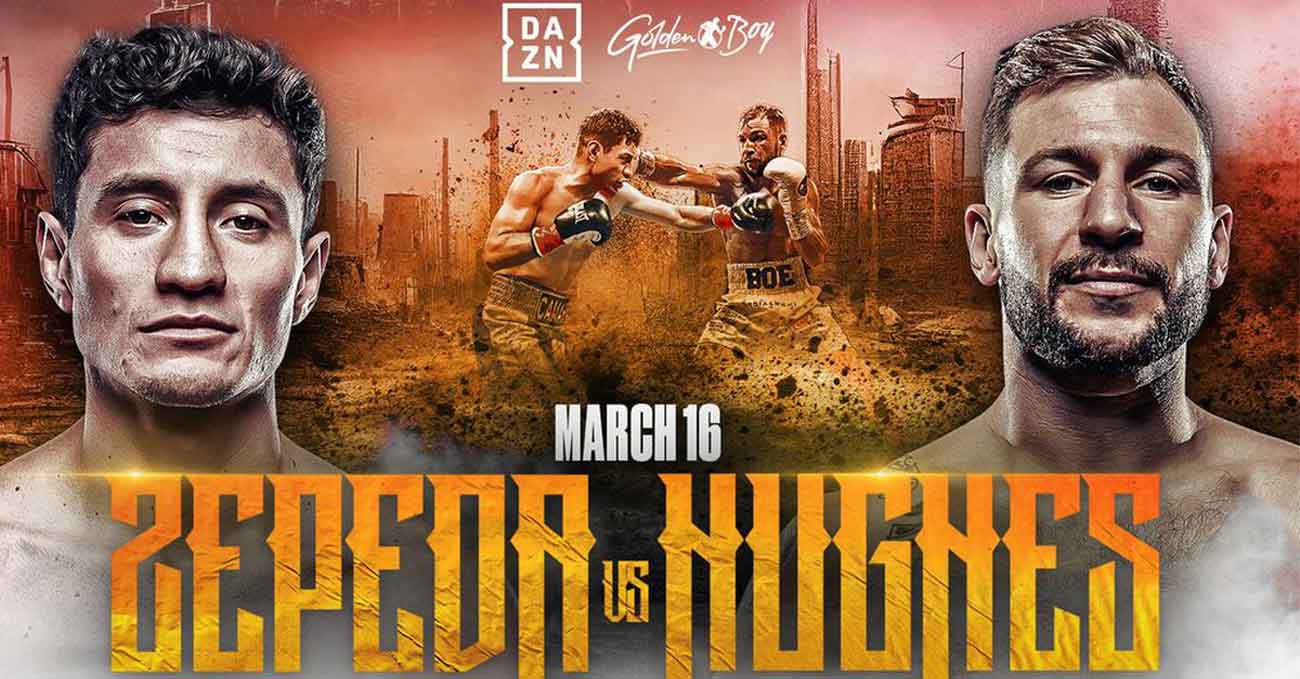 William Zepeda vs Maxi Hughes full fight video poster 2024-03-16