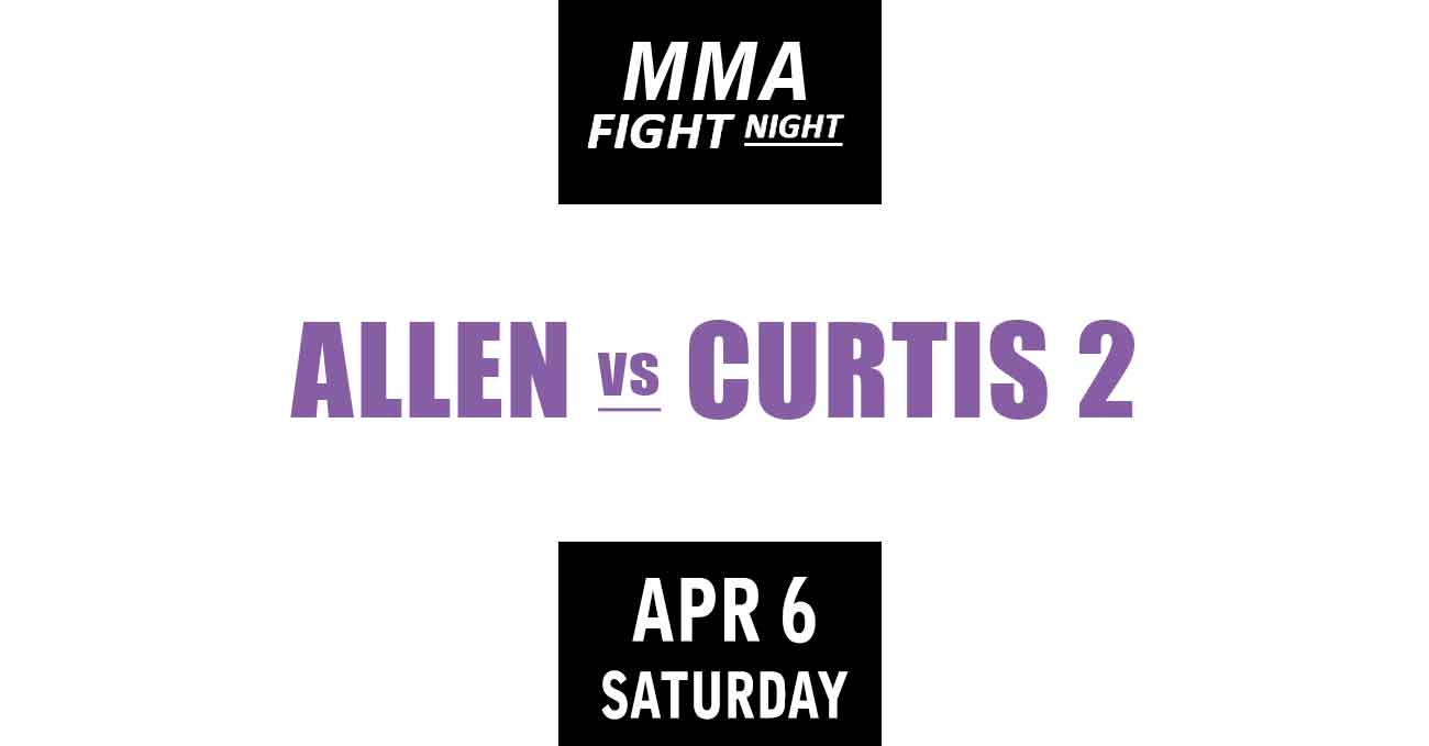 Brendan Allen vs Chris Curtis 2 full fight video UFC Vegas 90 poster by ATBF