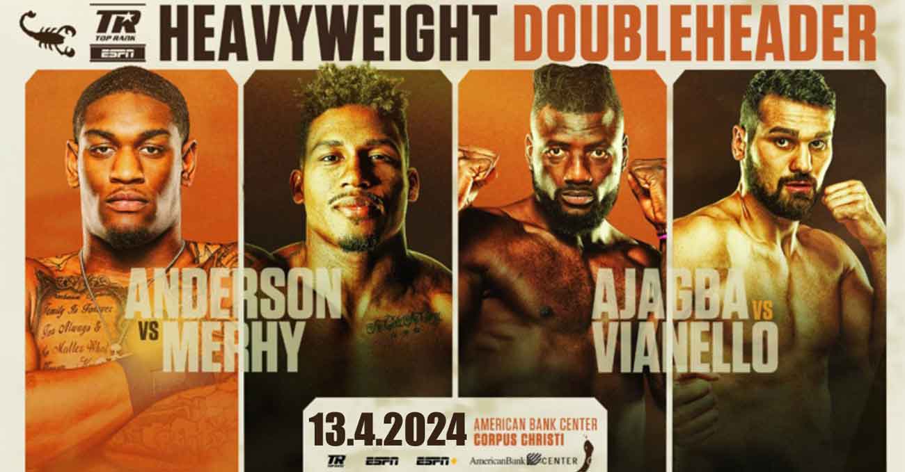 Jared Anderson vs Ryad Merhy full fight video poster 2024-04-13
