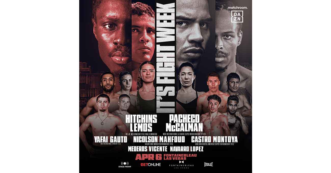 Richardson Hitchins vs Gustavo Daniel Lemos full fight video poster 2024-04-06