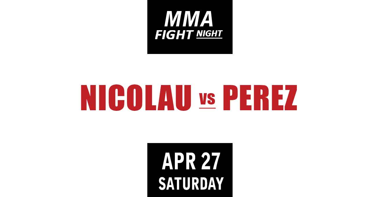 Matheus Nicolau Pereira vs Alex Perez full fight video UFC Vegas 91 poster by ATBF