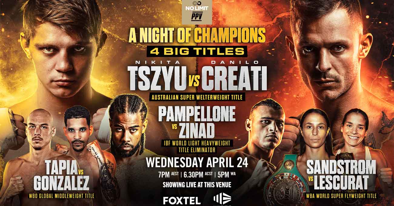 Jerome Pampellone vs Malik Zinad full fight video poster 2024-04-24