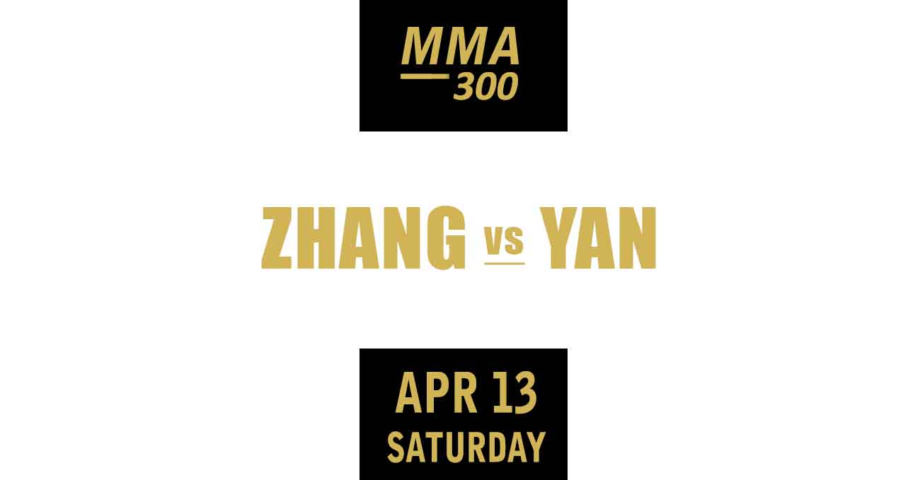 Weili Zhang vs Xiaonan Yan full fight video UFC 300 poster by ATBF