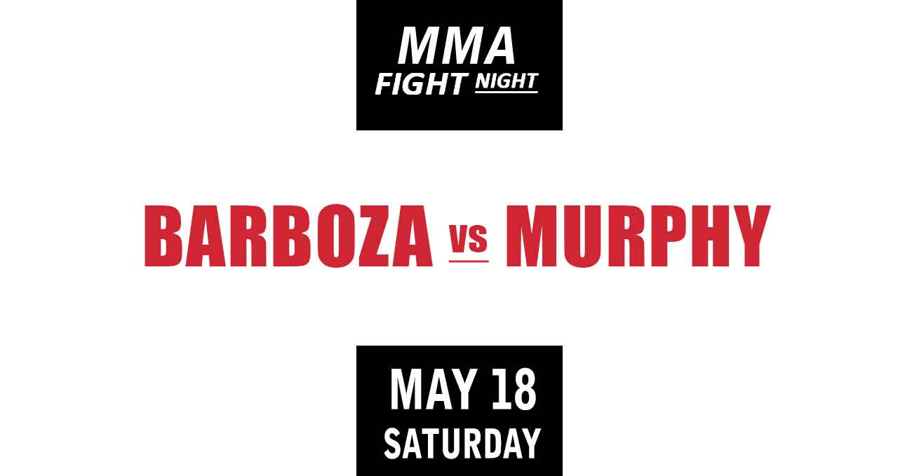 Edson Barboza vs Lerone Murphy full fight video UFC Vegas 92 poster by ATBF