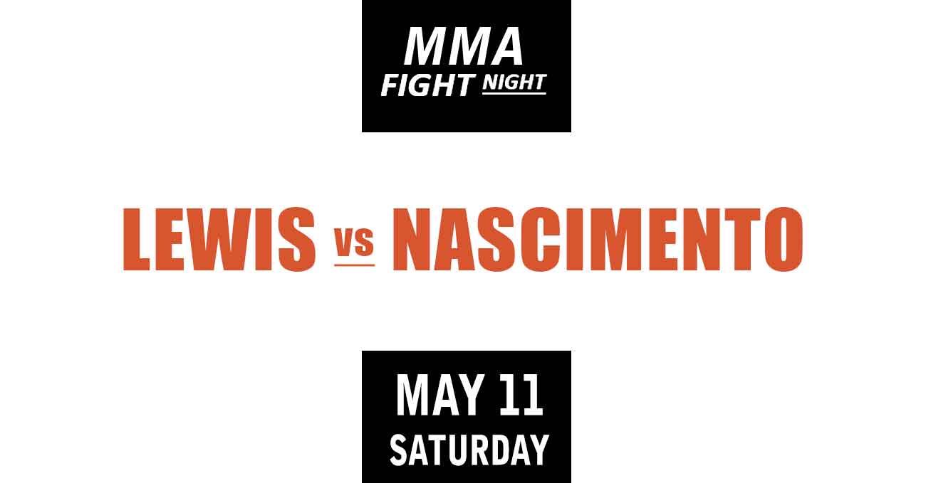 Derrick Lewis vs Rodrigo Nascimento full fight video UFC on ESPN 56 poster by ATBF