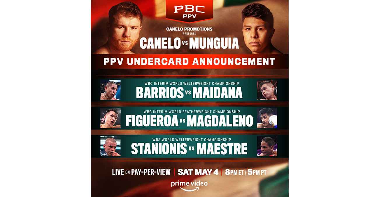 poster of Canelo vs Munguia 2024-05-04