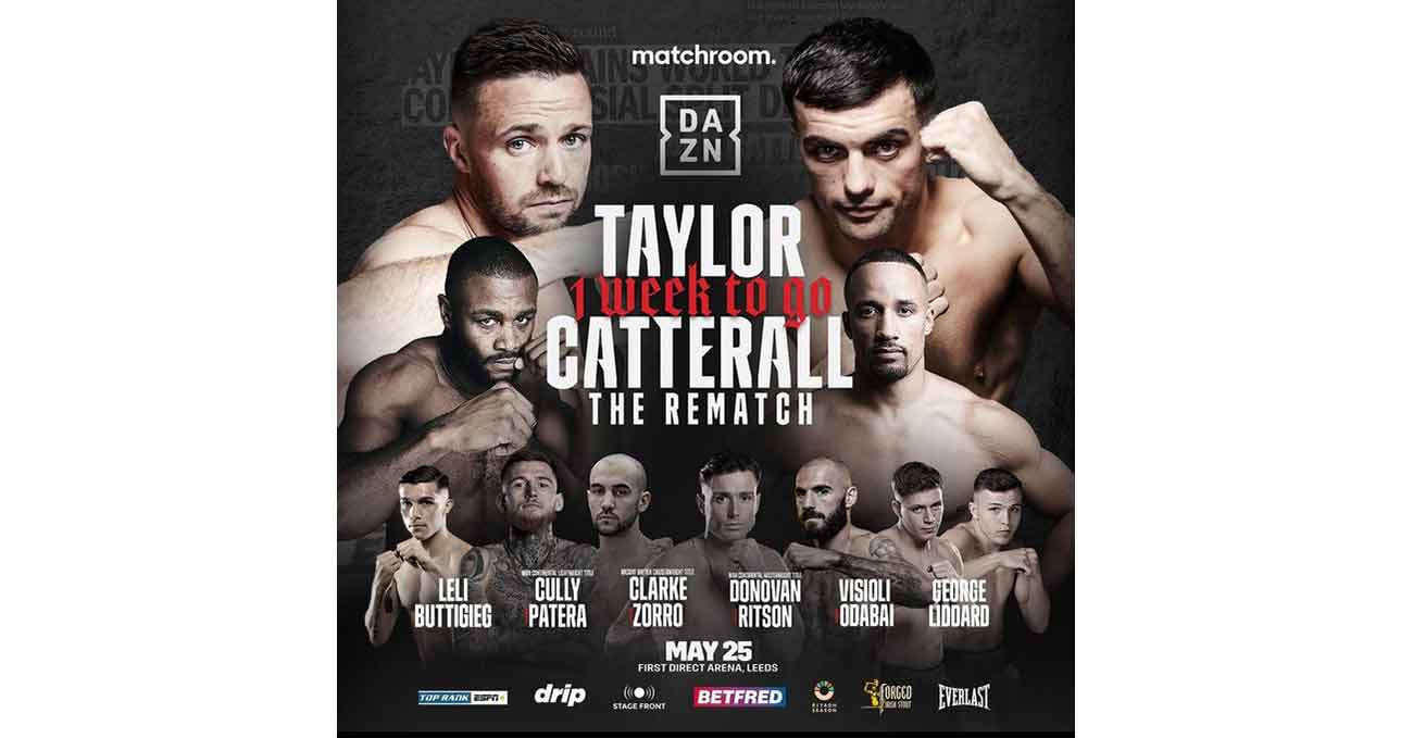 Josh Taylor vs Jack Catterall 2 full fight video poster 2024-05-25