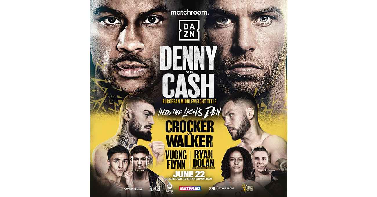 Felix Cash vs Tyler Denny full fight video poster 2024-06-22