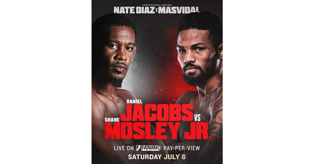Daniel Jacobs vs Shane Mosley Jr full fight video poster 2024-07-06